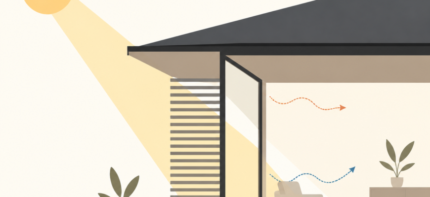 Южные окна в архитектуре: как избежать перегрева при хорошем освещении